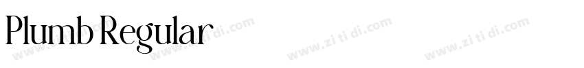 Plumb Regular字体转换 Plumb Regular字体转换